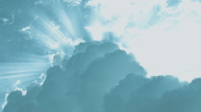 jesus in the cloud
