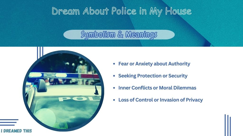 Dream About Police in My House info-graphic