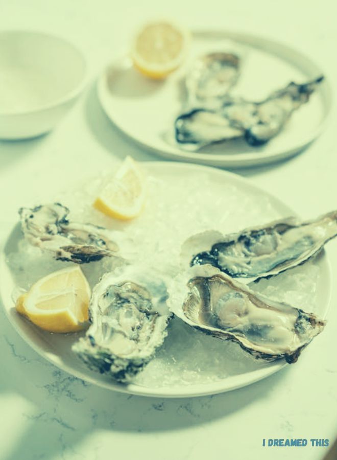 Oysters sea foods in dream