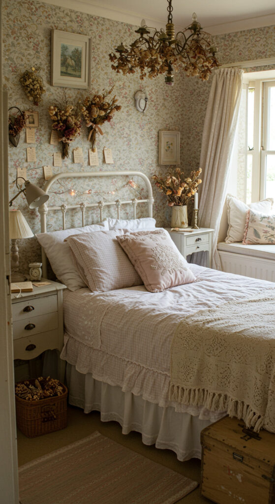 11. Cottagecore-Inspired Teen Girl’s Bedroom