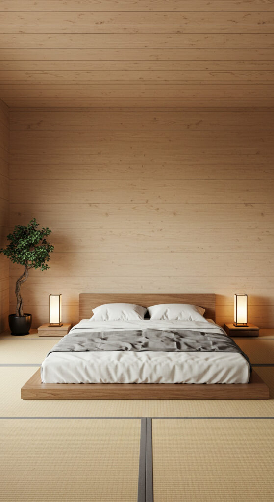 11. Minimalist Couple’s Bedroom with Zen Layout