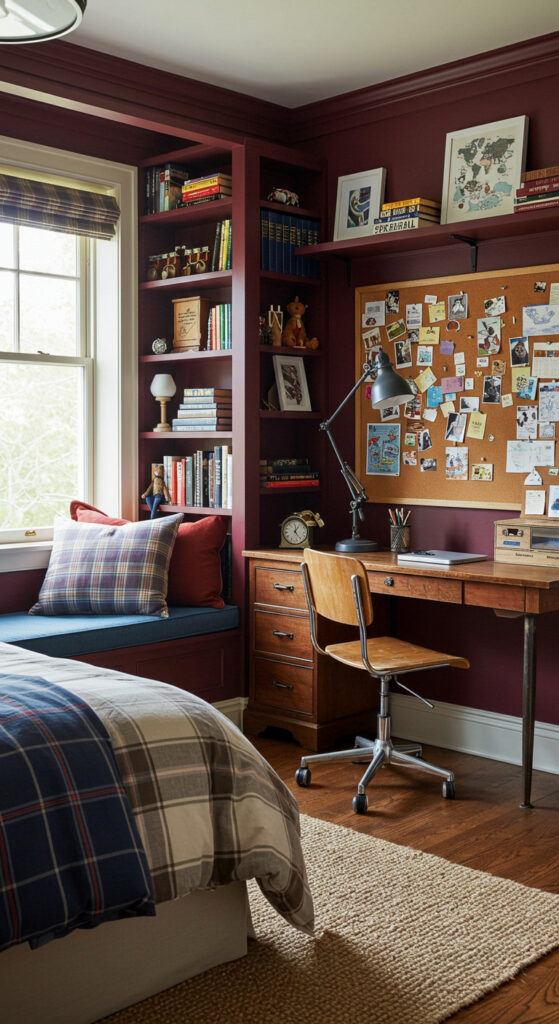 15. Academic Bookworm Teen Girl’s Room