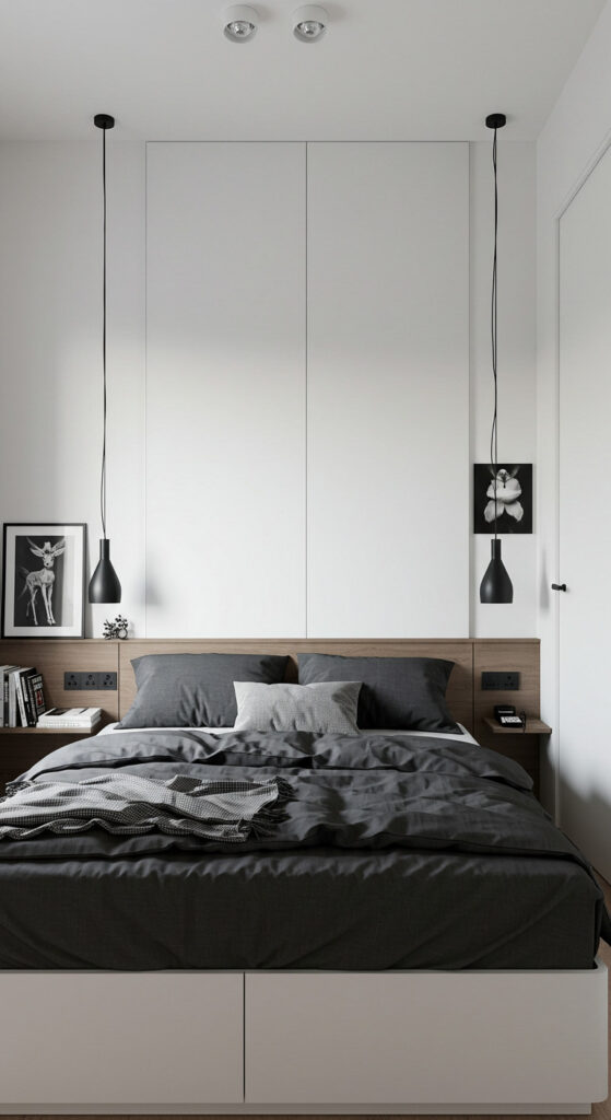 17. Contemporary Small Bedroom for Couples