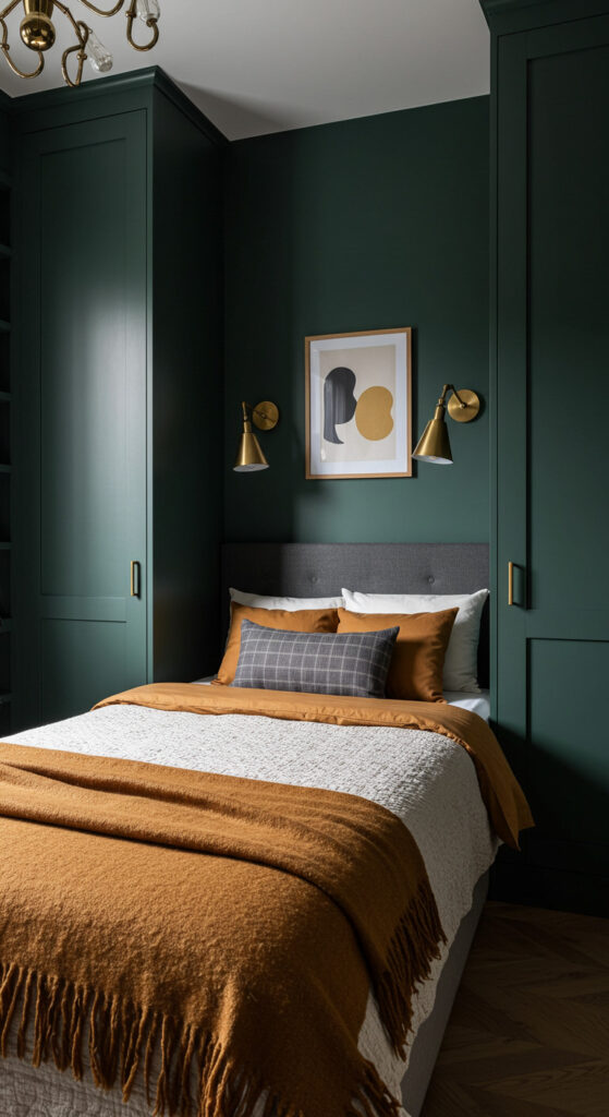18. Cozy Urban Micro-Apartment Bedroom