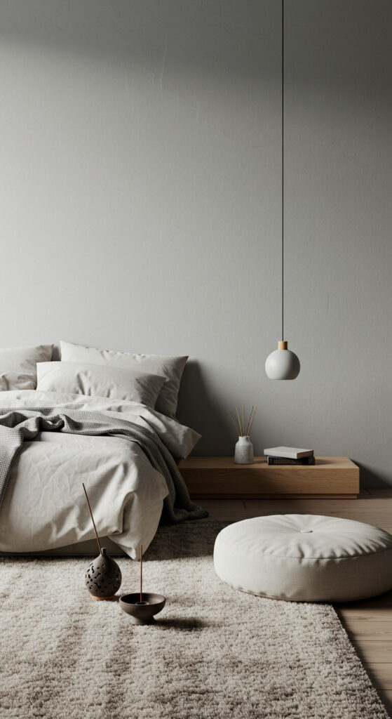 20. Minimalist Zen-Inspired Teen Bedroom