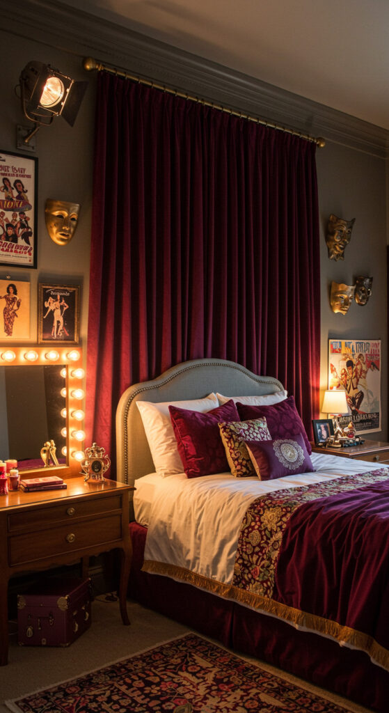 20. Musical Theater-Inspired Teen Girl’s Bedroom