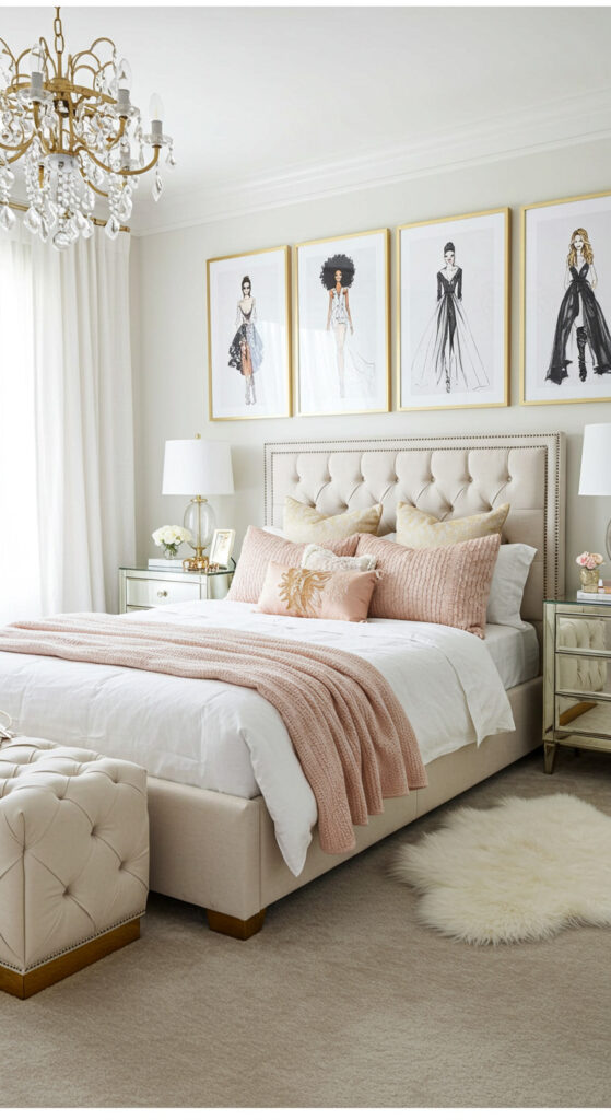 3. Glamorous Teen Girl’s Bedroom