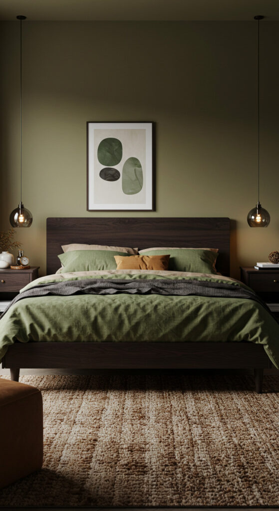 4. Earth-Toned Modern Retreat for Men