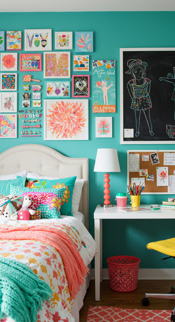 5. Artsy & Creative Teen Girl’s Bedroom