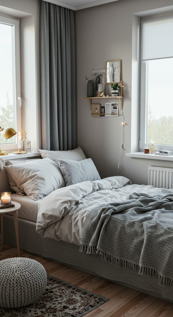 5. Cozy Corner Bedroom with Window Nook
