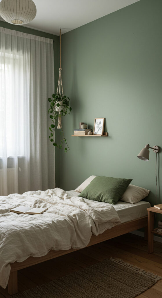5. Nature-Inspired Minimalist Teen Bedroom