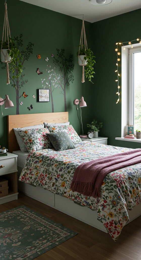 9. Nature-Lover’s Teen Girl Bedroom