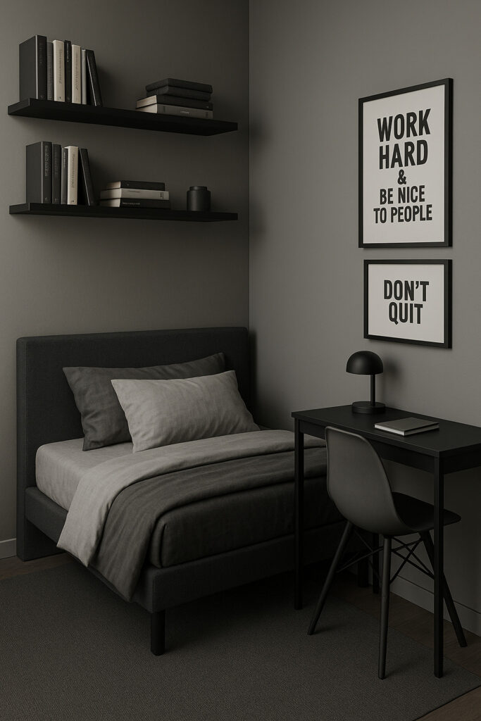 Compact Functional Bedroom for Men