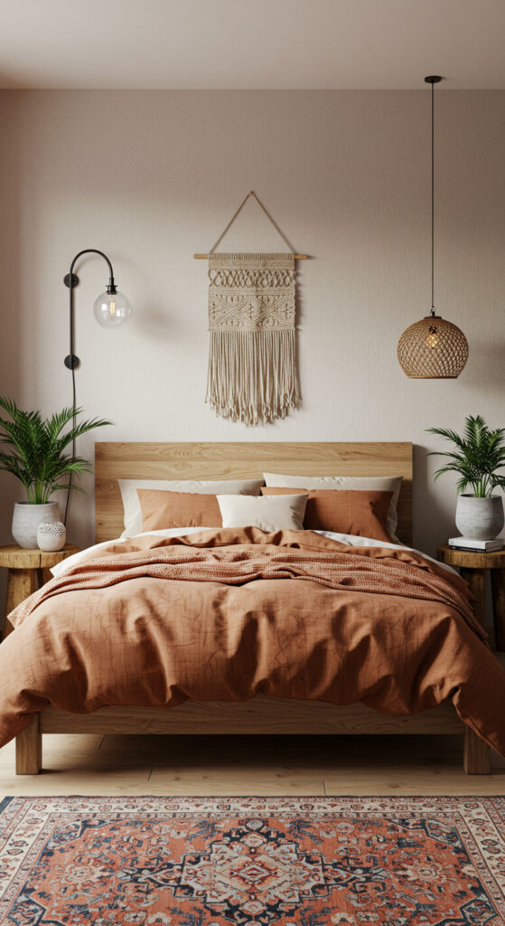 Laid-Back Boho Men’s Bedroom