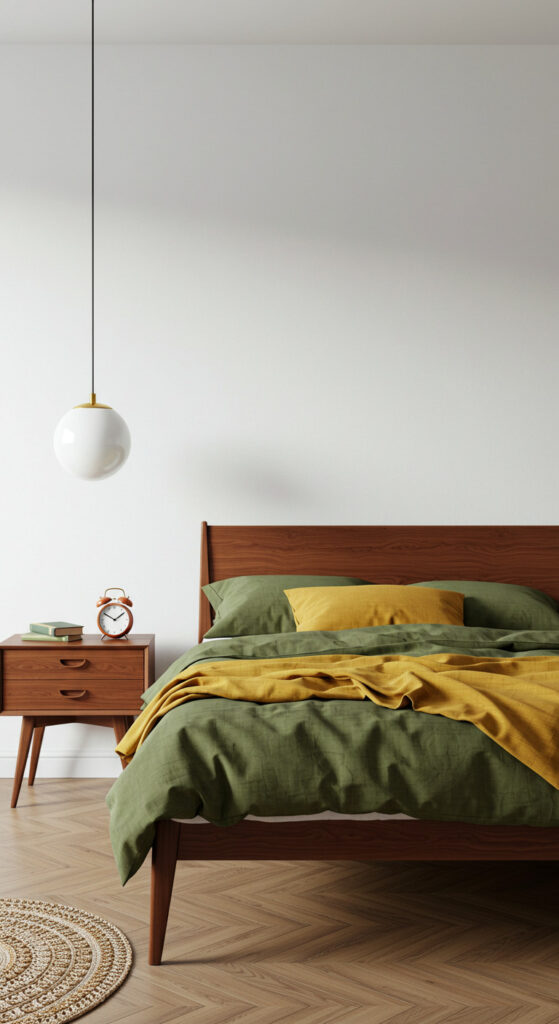 Mid-Century Modern Men’s Bedroom