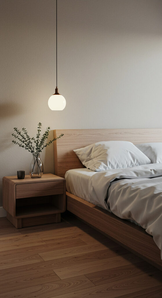 Romantic Minimalist Bedroom for Two