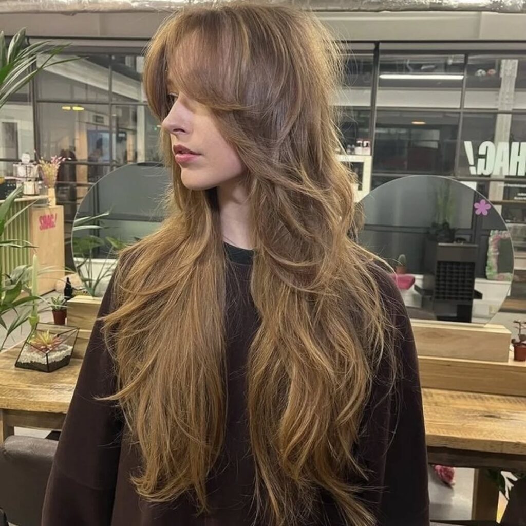 Blonde Wolf Cut With Bangs - cristintehil