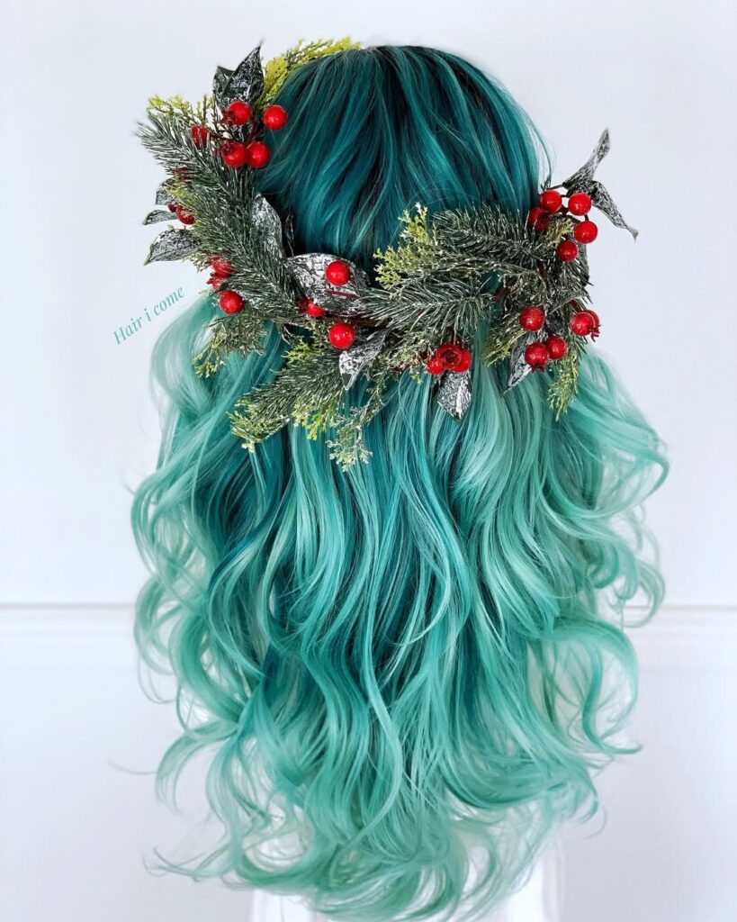 Christmas Hairstyles - curlswithmelissa