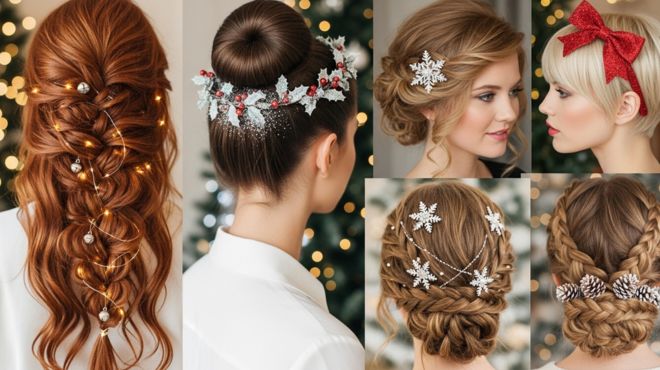 Christmas Hairstyles to Make You Feel Extra Magical This Holiday Season