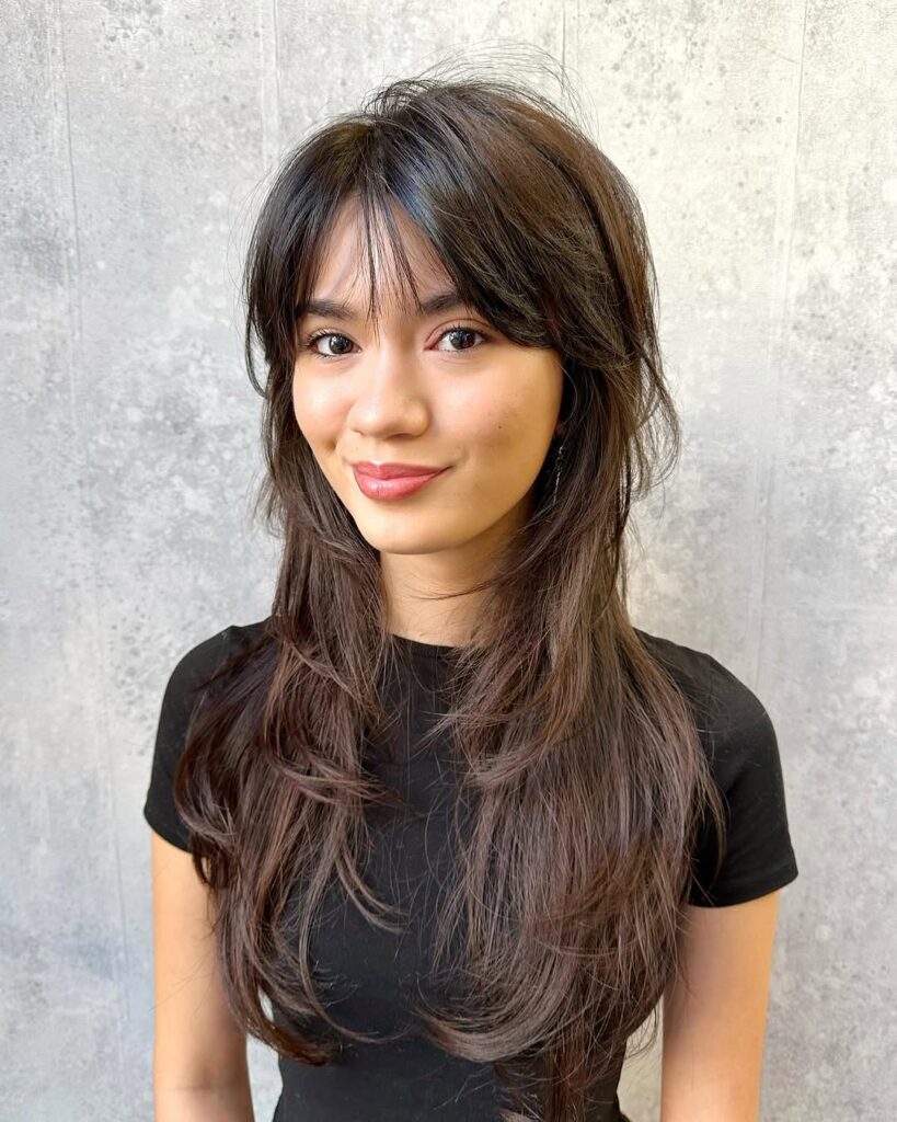 Long Wolf Cuts With Curtain Bangs - sakiko1007