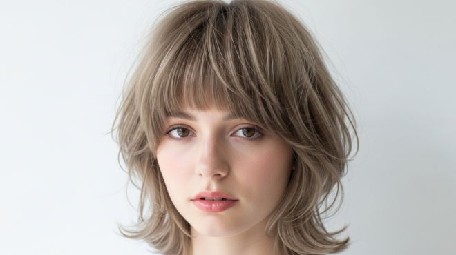 Shaggy Wolf Cuts With Bangs