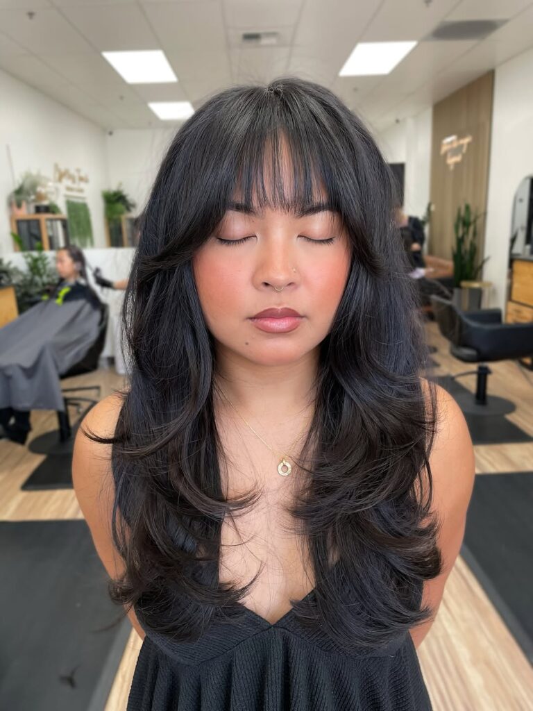 Wavy Wolf Cuts With Bangs - beautybykhou