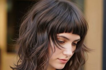Wolf Cut With Micro Bangs