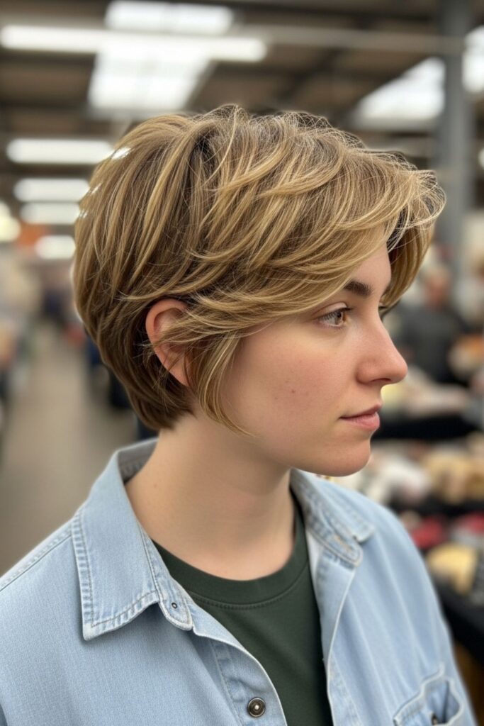 butterfly haircut for short hair11