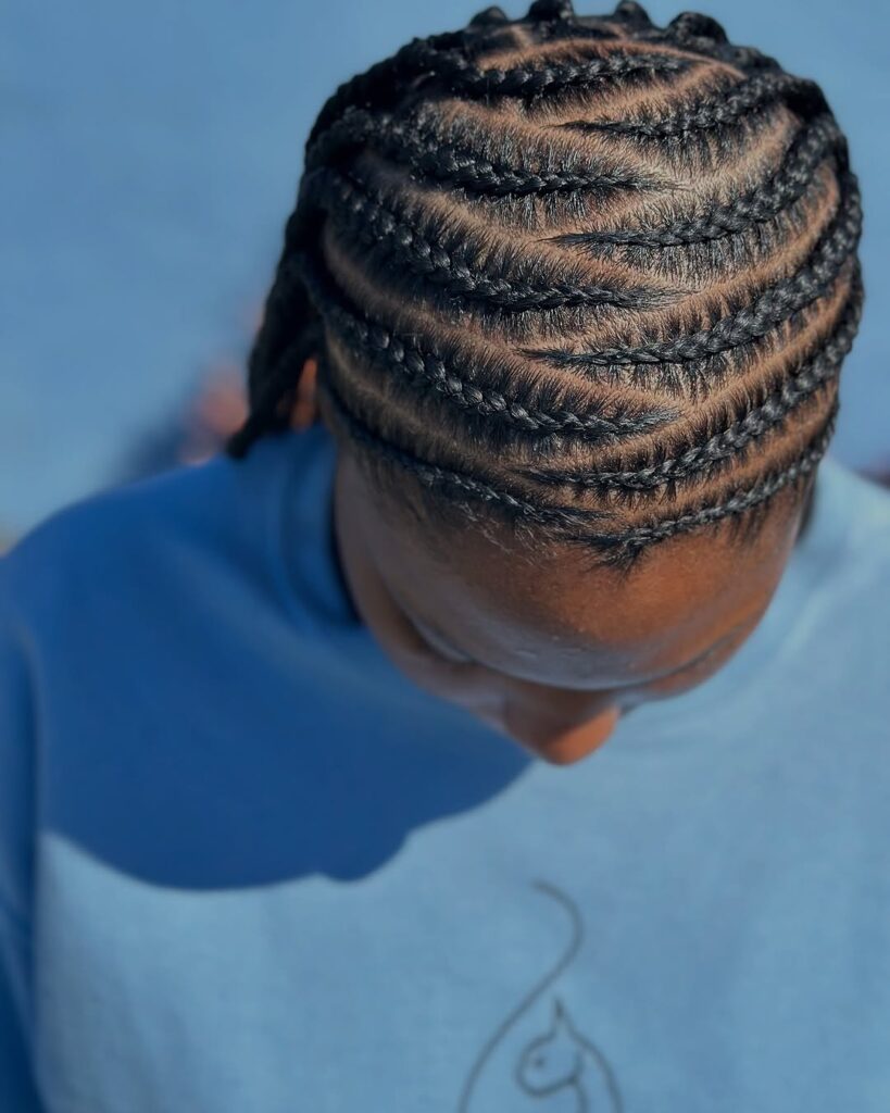 cornrow hairstyles - glambyamberjaybraids_