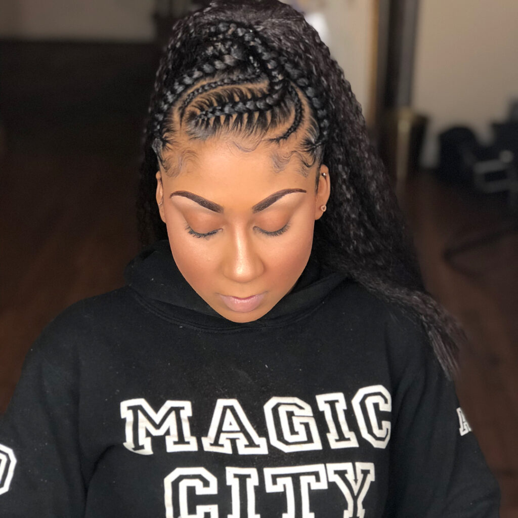 cornrows braids for black women - ezbeautified
