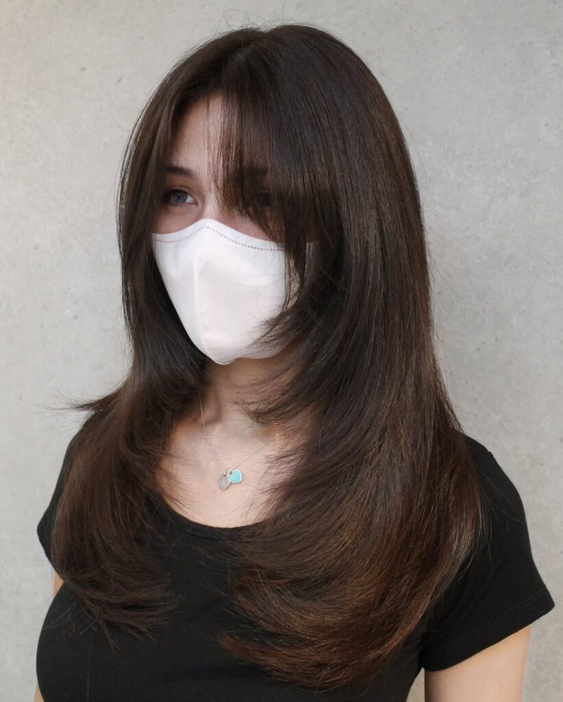 long hair Butterfly haircut - babyxcut