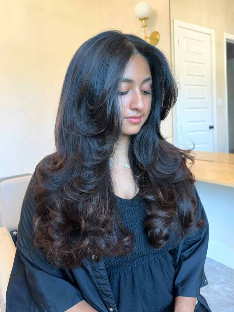 long hair Butterfly haircut - hairbyklarissa