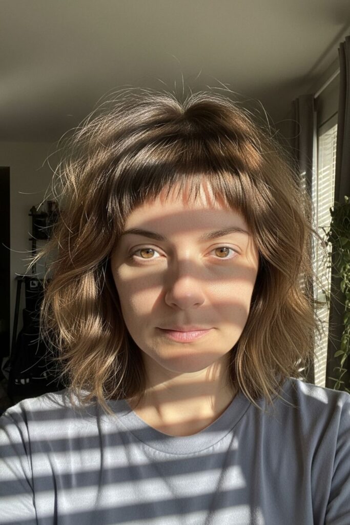 wolf cut with micro bangs10