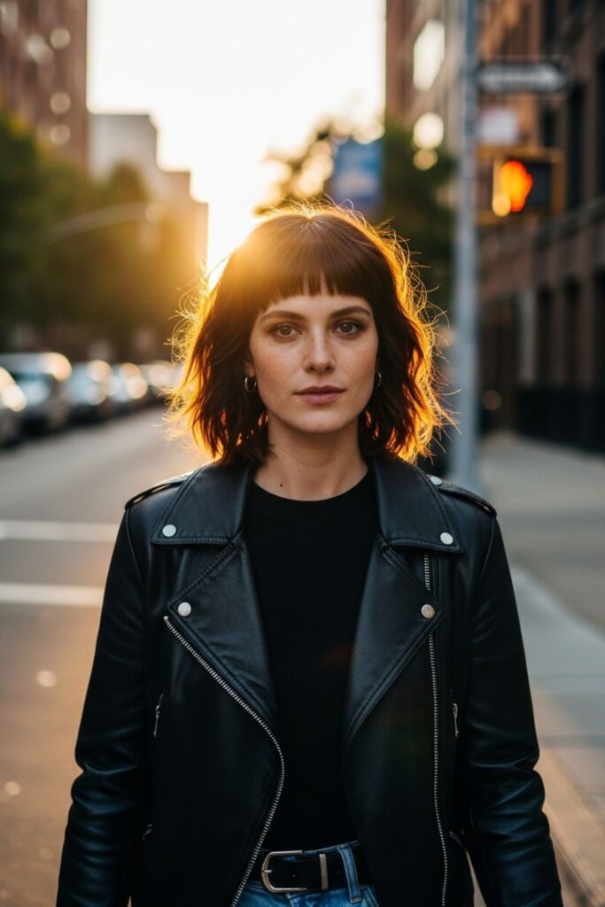 wolf cut with micro bangs12