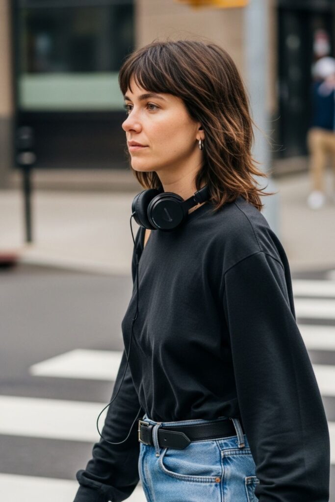 wolf cut with micro bangs6