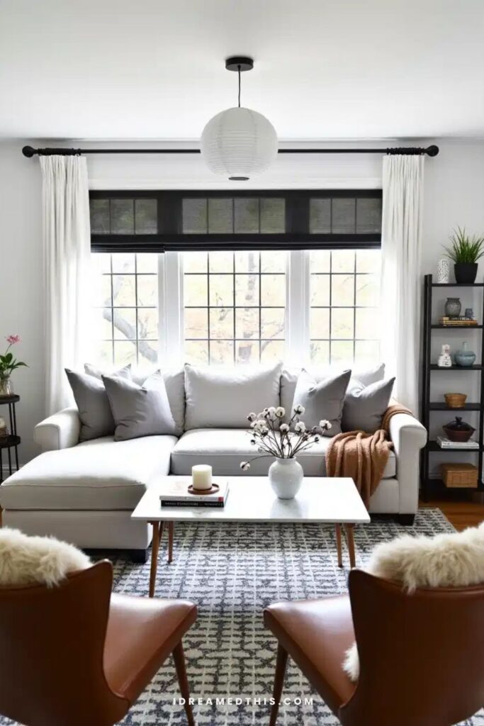 Cozy Modern Living Room Setup