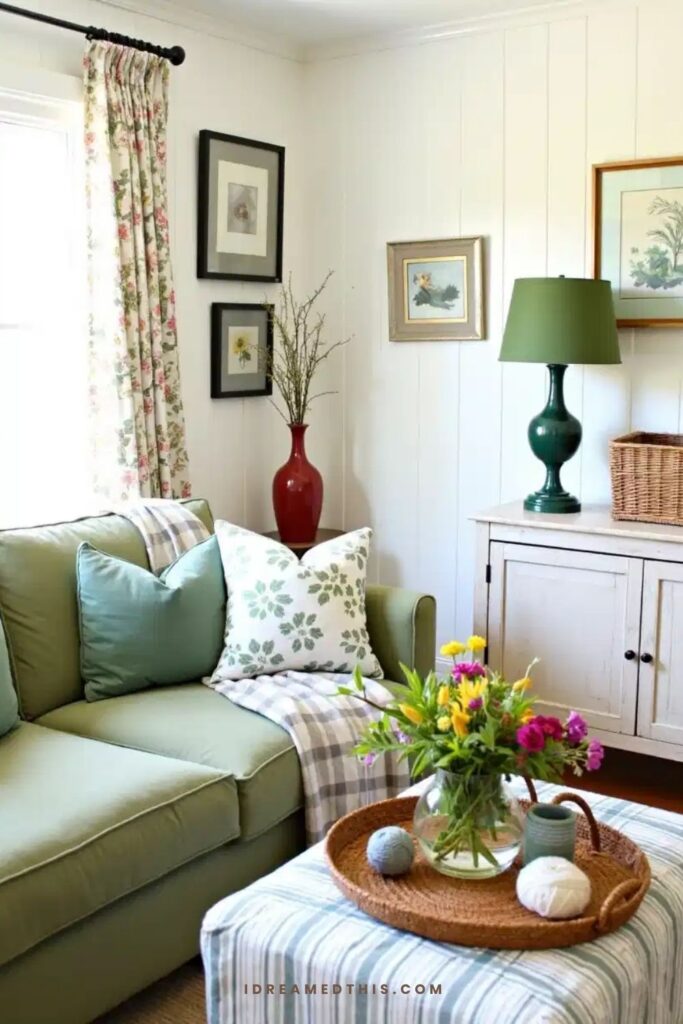 Cottage-Style Living Room