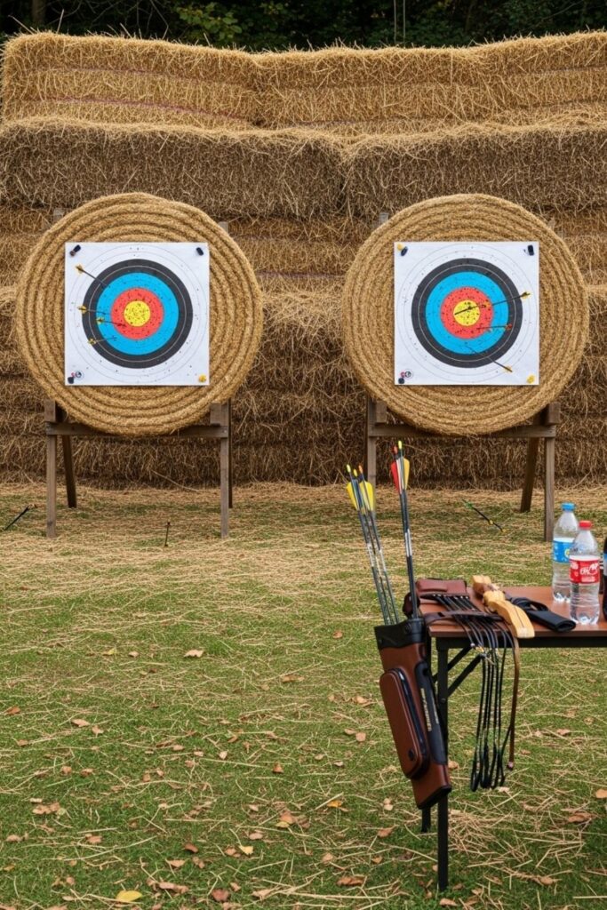 Backyard Birthday Party for Him – Backyard Archery Range