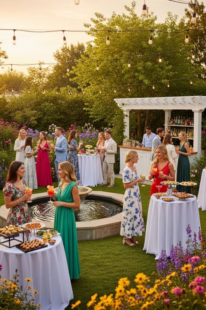 Birthday Party Ideas for Adults - Garden Cocktail Party