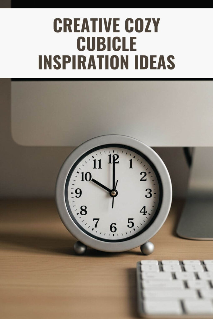Add a Small Table Clock for Style