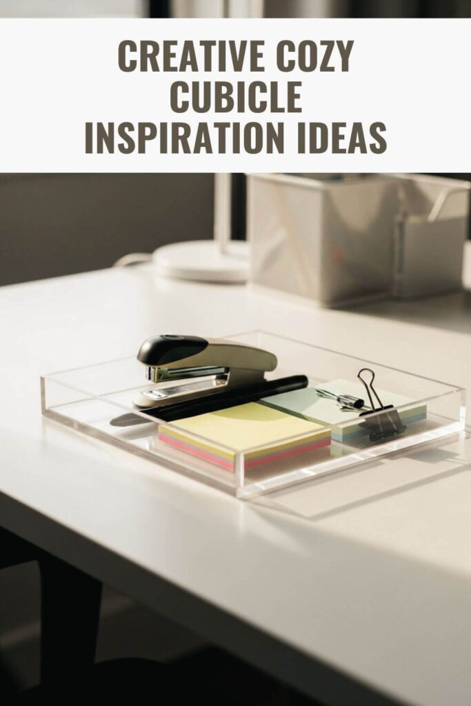 Use Transparent Acrylic Organizers