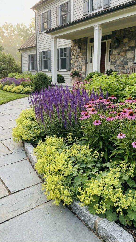 Low-Maintenance Perennial Flower Beds