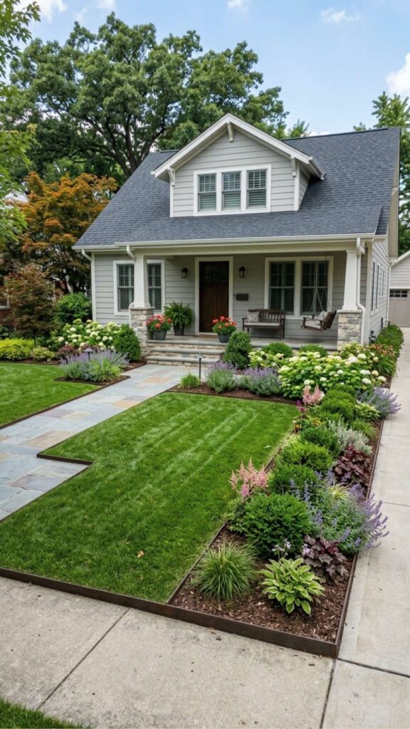 Small Lawn with Defined Edging
